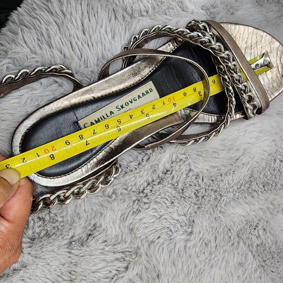 Camilla Skovgaard metal chain wrap around sandals - Picture 14 of 15